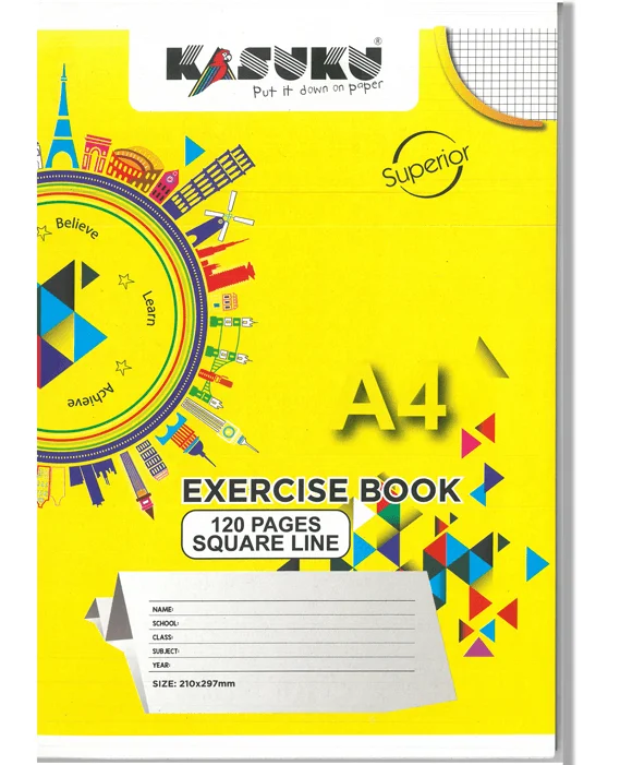 A4 120 Pages Square Line