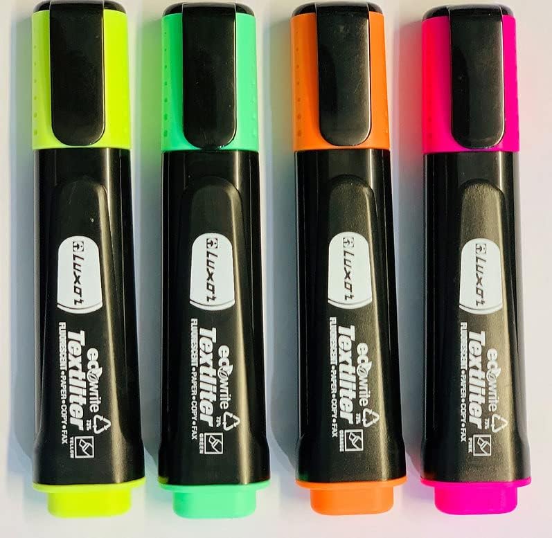 Luxor Ecowrite Textliter Highlighter - Blue